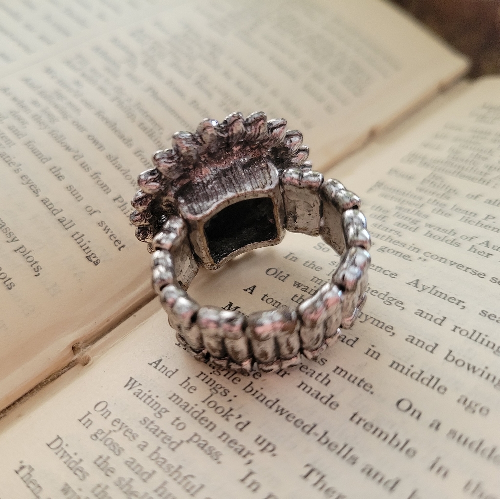 ModCloth red rhinestone ring - Picture 5 of 9